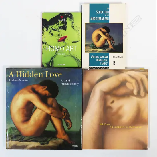 FOUR PUBLICATIONS RELATING TO HOMOSEXUALITY IN ART